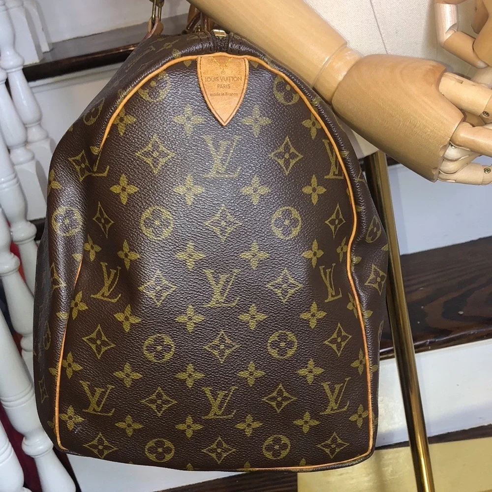 LOUIS VUITTON LV50 Keepall Monogram Canvas Tote Travel Duffle Bag LV 50 SP0992